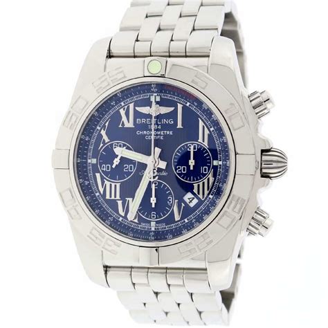 breitling chronograph 1994 roman numeral blu